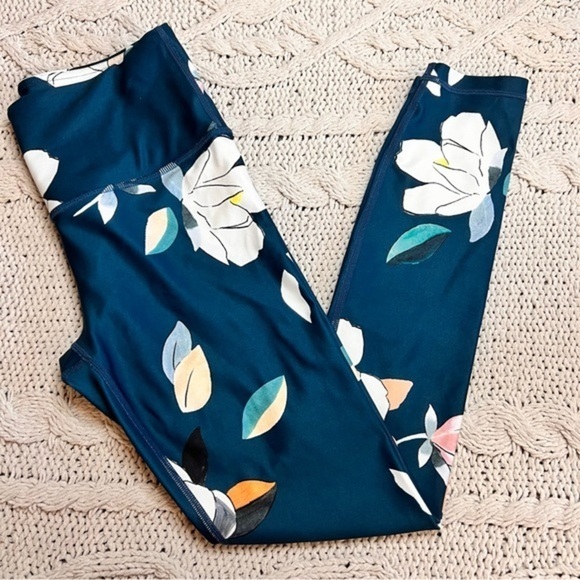 ATHLETA Floral Elation 7/8‎ Tights Pants Size XS - Picture 3 of 9